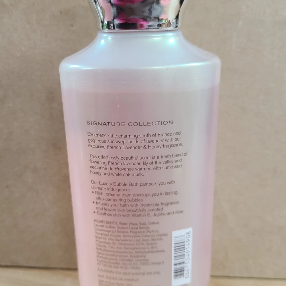 BBW French Lavender & Honey Luxury Bubble Bath - Picture 2 of 2
